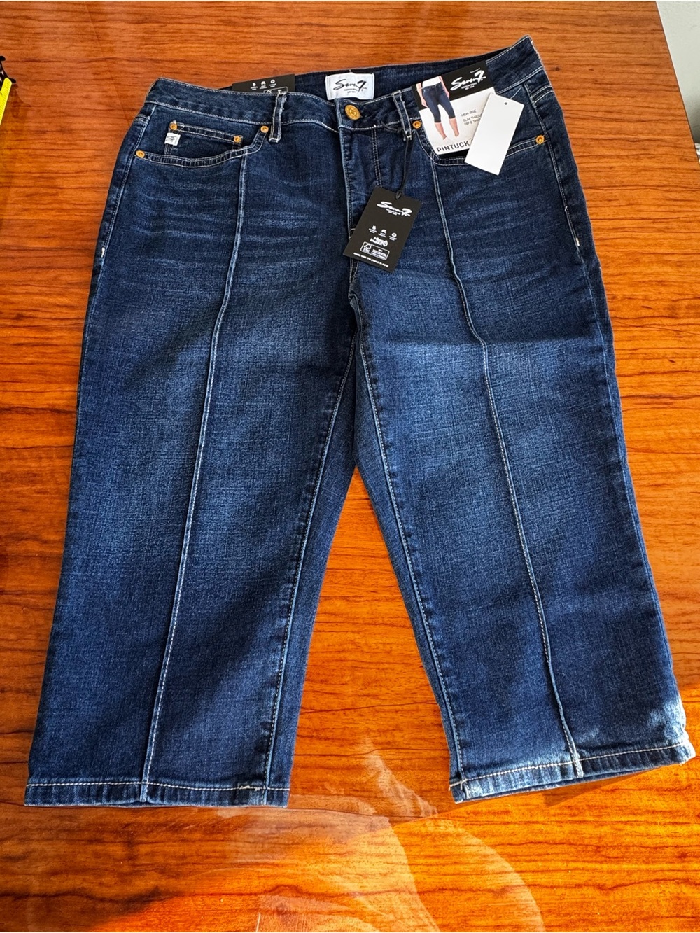 Seven7 Men’s Dark Blue Relaxed Straight Jeans